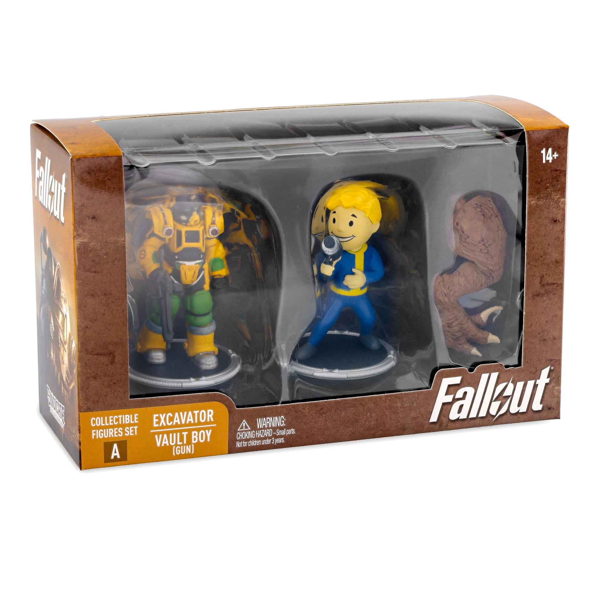 Fallout Excavator and Vault Boy (Gun) Mini Figure Set (Build-a-Figure Deathclaw)