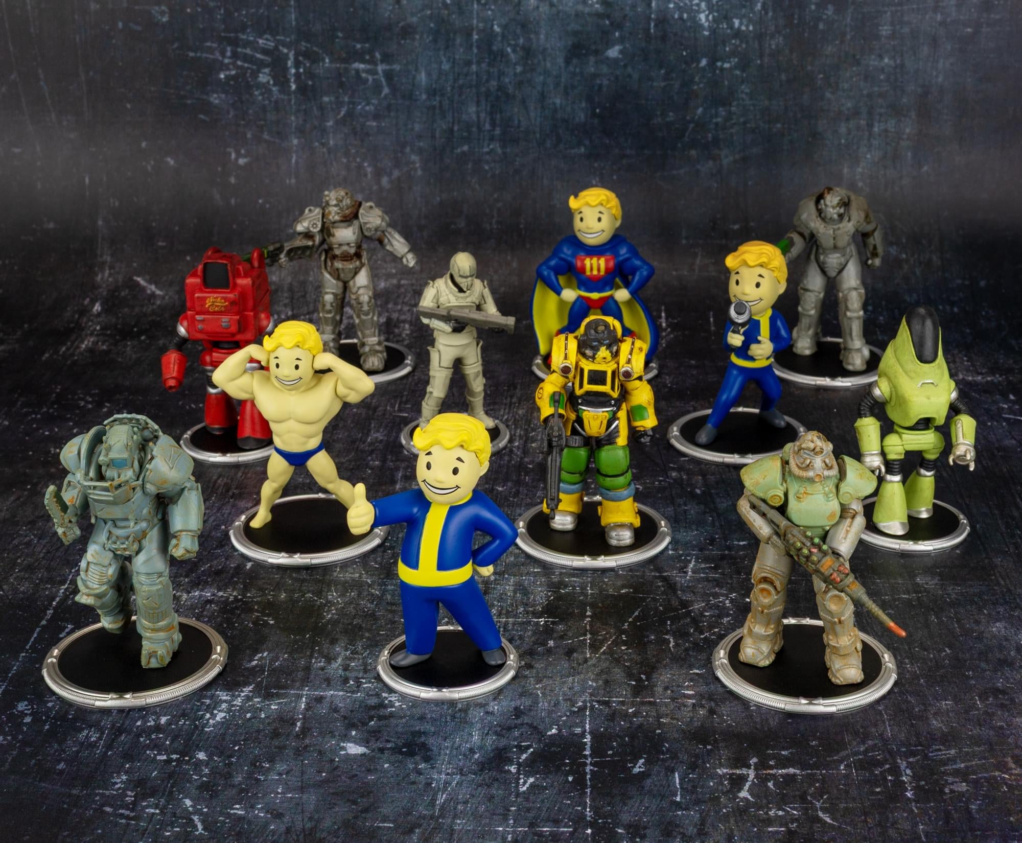 Fallout T-60 and Vault Boy (Power) Mini Figure Set (Build-a-Figure Deathclaw)