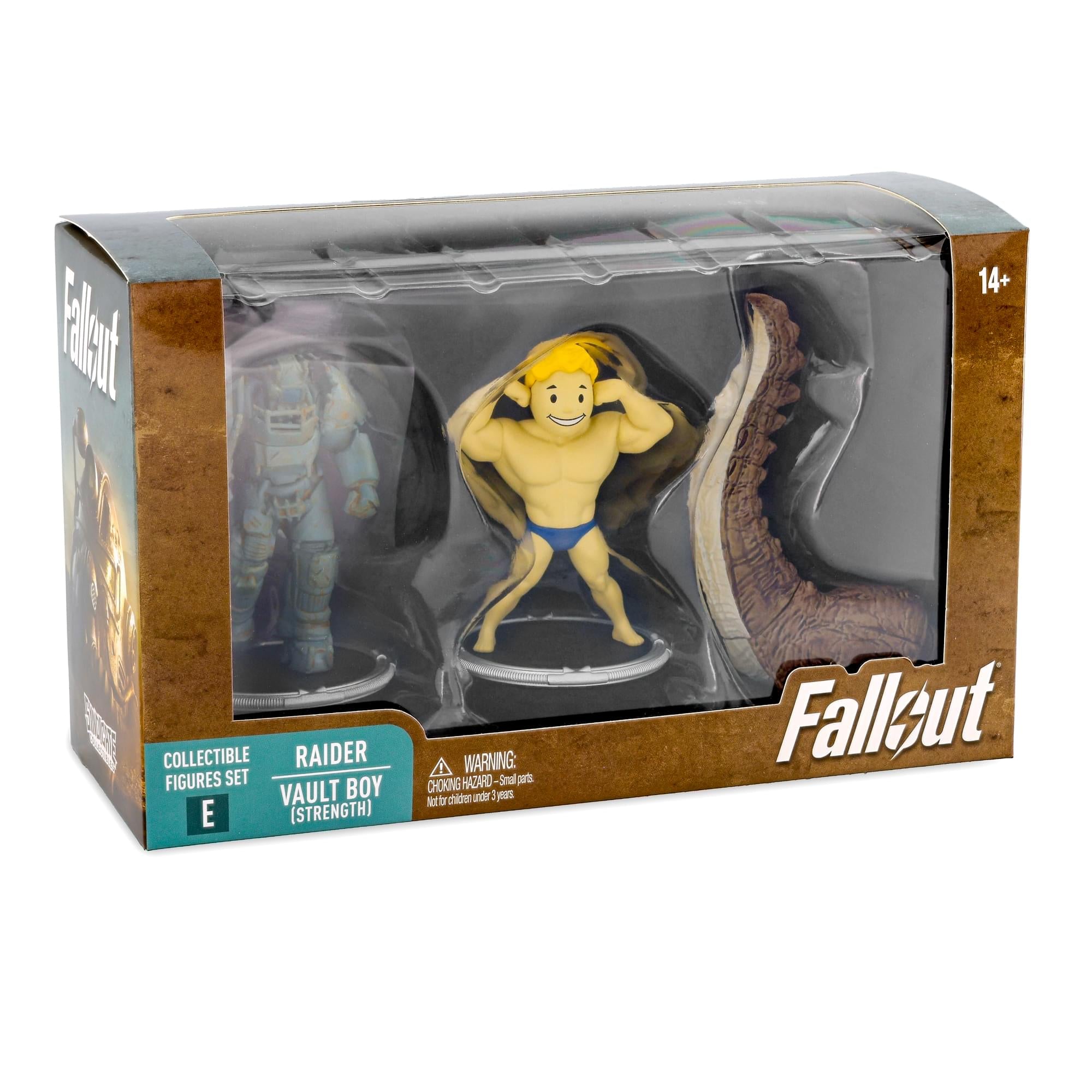 Fallout Raider and Vault Boy (Strong) Mini Figure Set (Build-a-Figure Deathclaw)