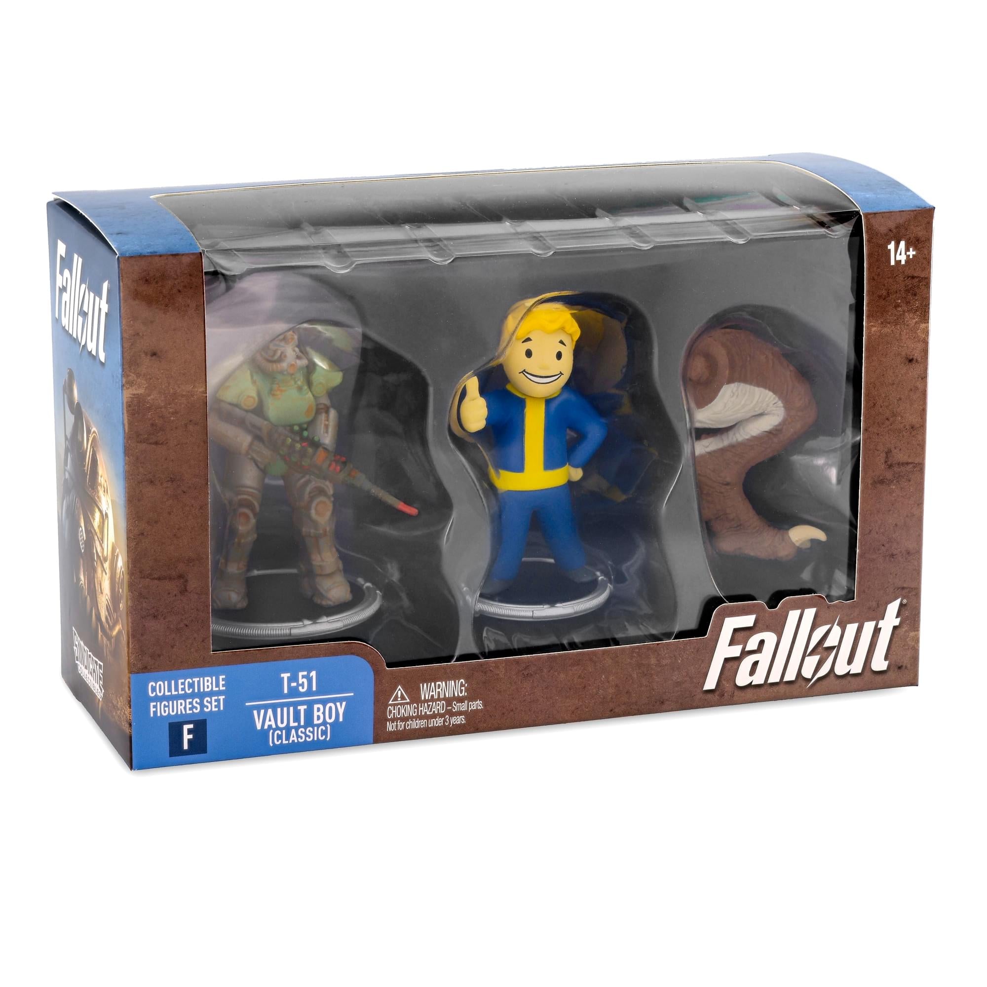 Fallout T-51 and Vault Boy (Classic) Mini Figure Set (Build-a-Figure Deathclaw)