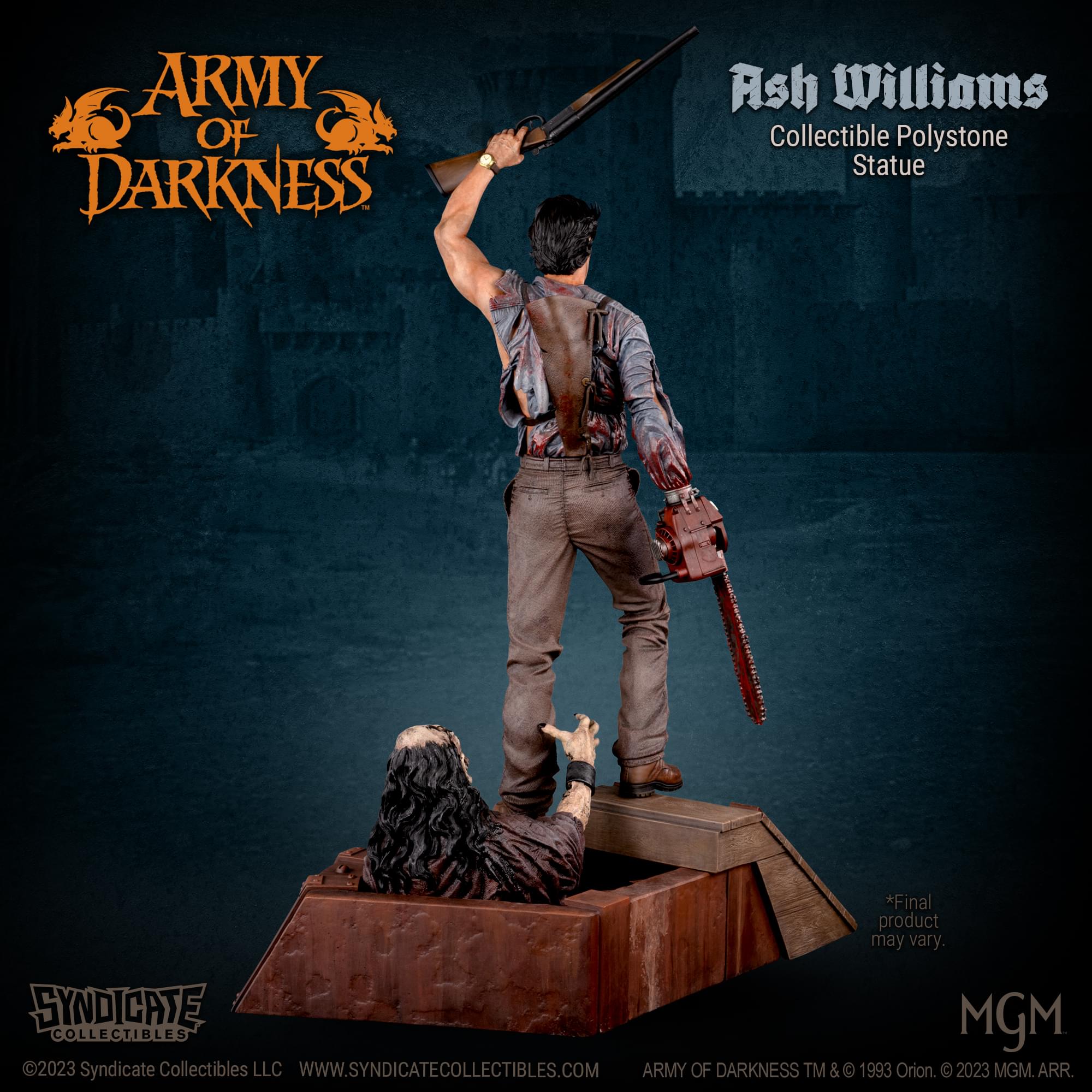Army Of Darkness Ash Williams 1:4 Premium Polystone Statue | Apex Exclusive