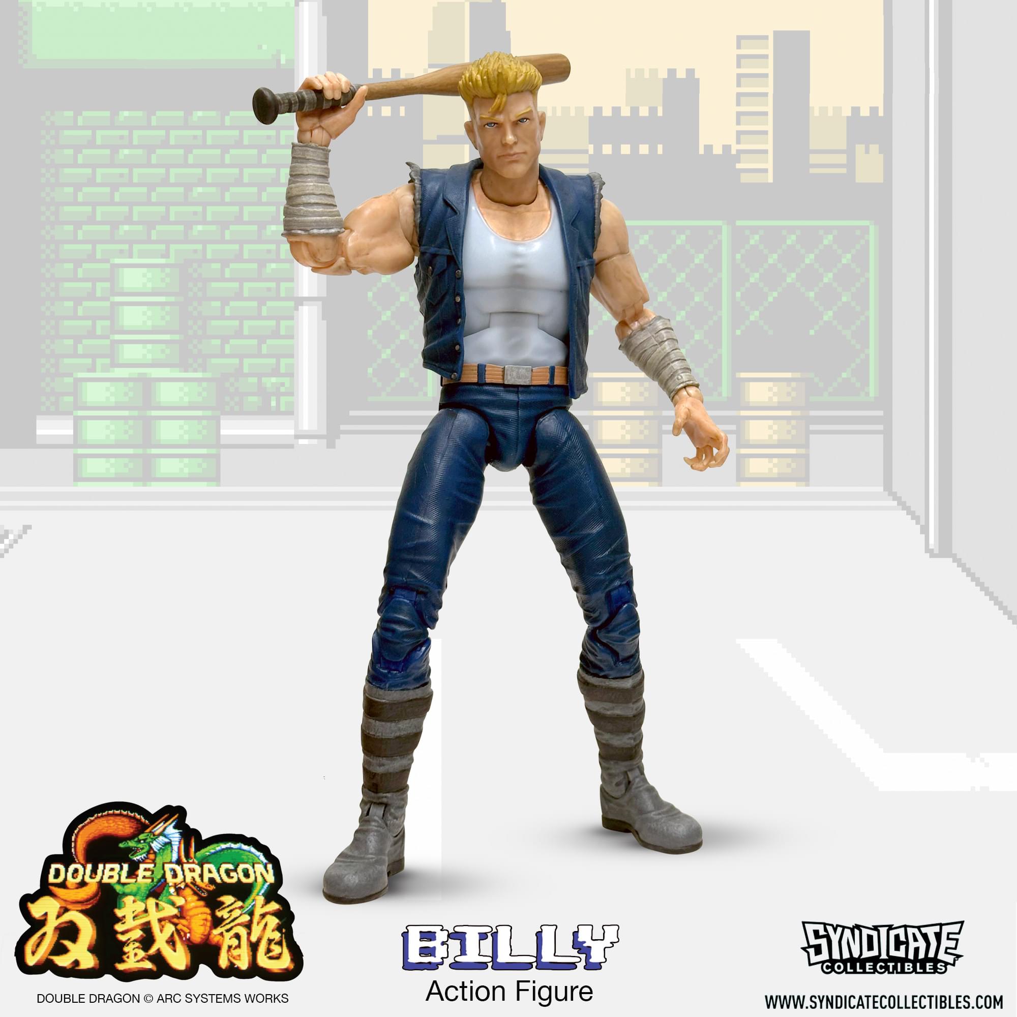 Double Dragon Billy Lee 7-Inch Deluxe Action Figure