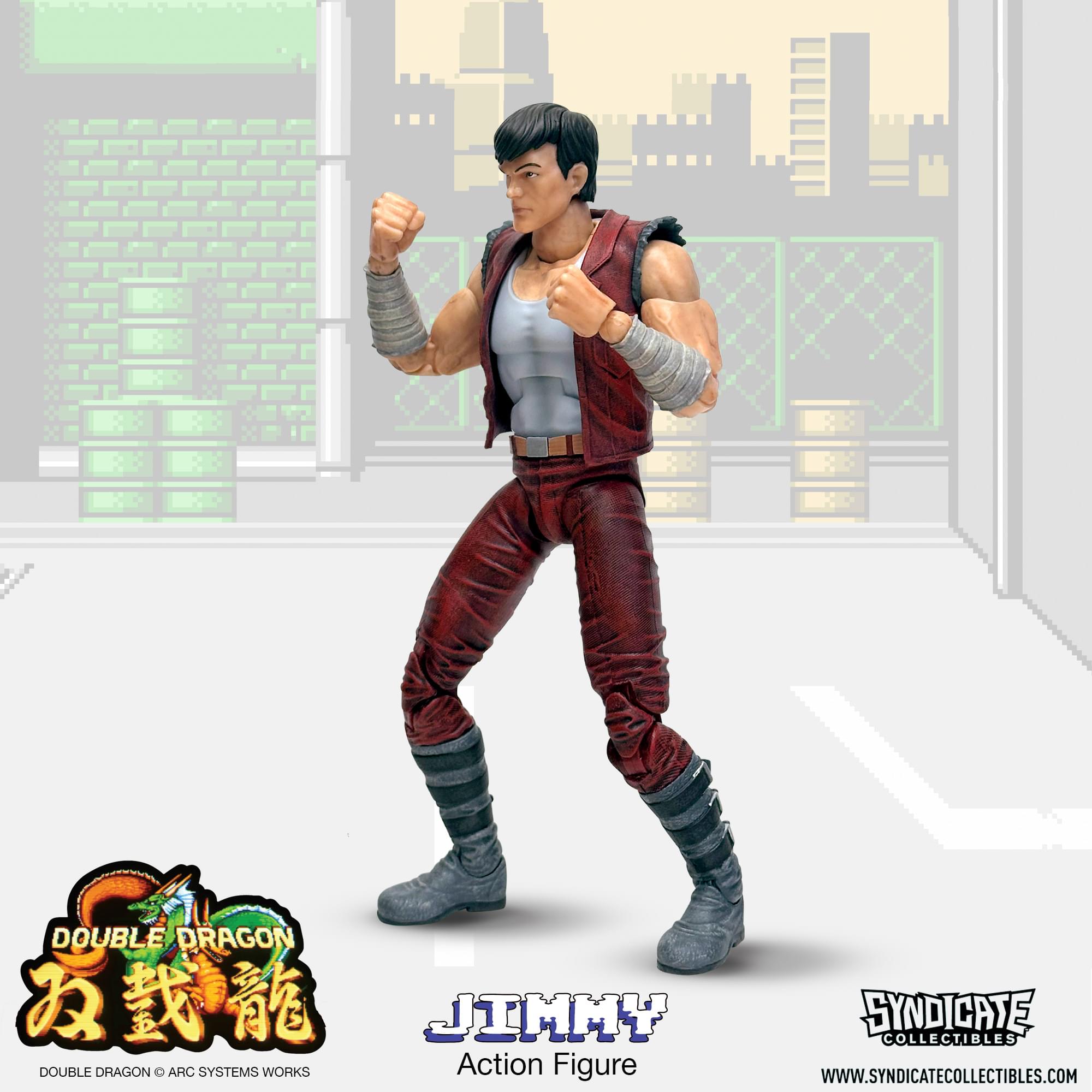 Double Dragon Jimmy Lee 7-Inch Deluxe Action Figure