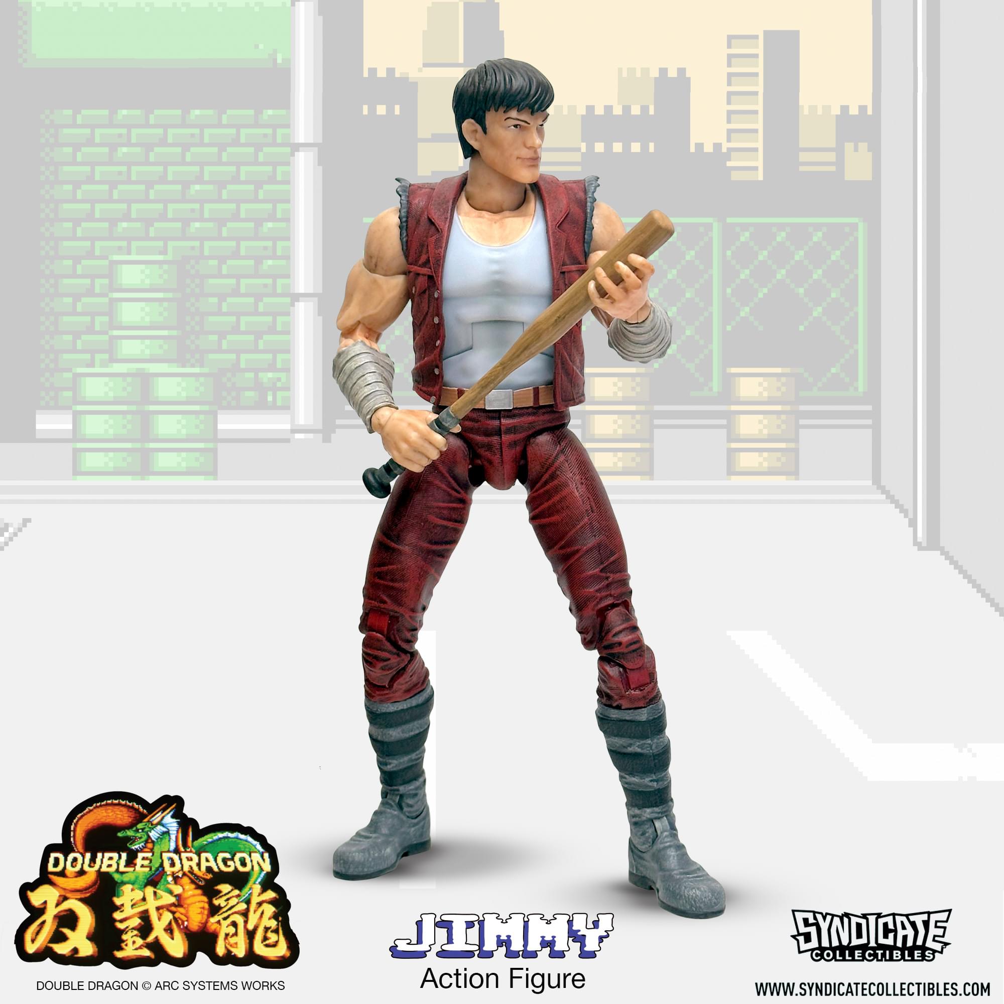 Double Dragon Jimmy Lee 7-Inch Deluxe Action Figure