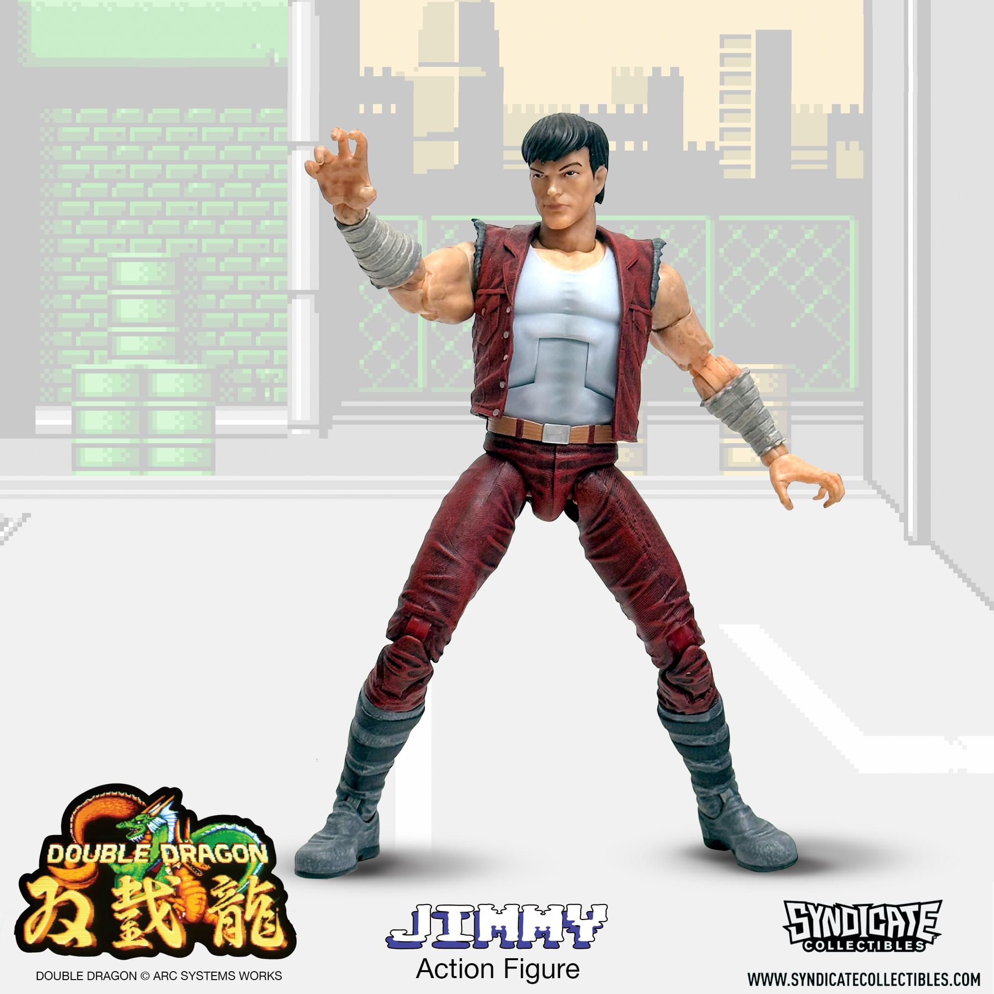 Double Dragon Jimmy Lee 7-Inch Deluxe Action Figure