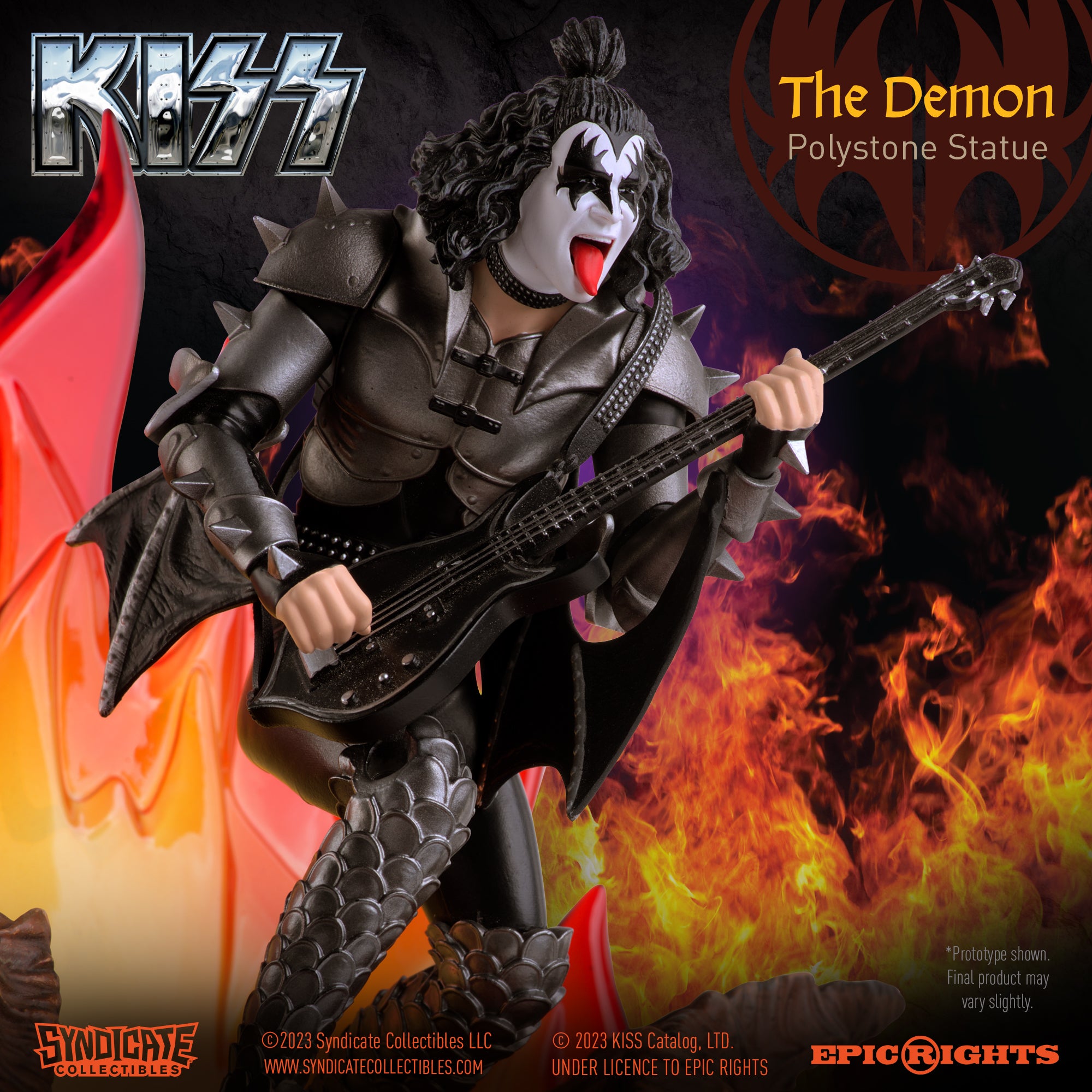 KISS: The Demon 1:10 Scale Polystone Statue